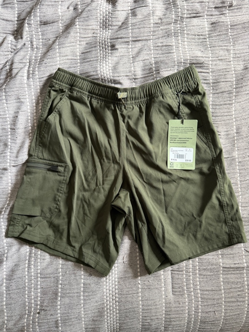 REI Olive Green Kids Shorts